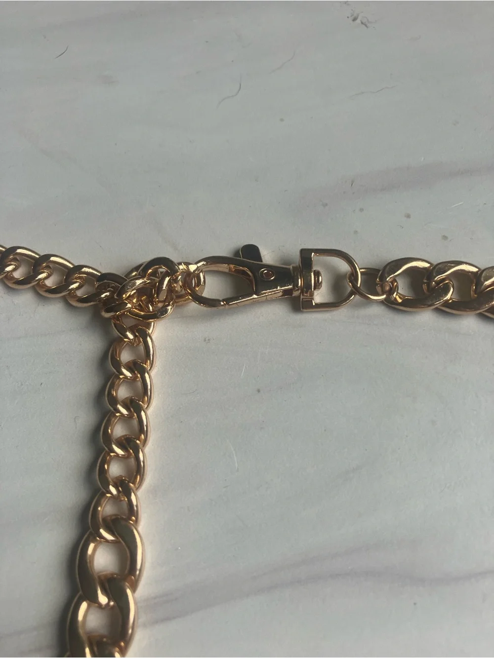 Juicy Couture Gold Charms Chain Belt